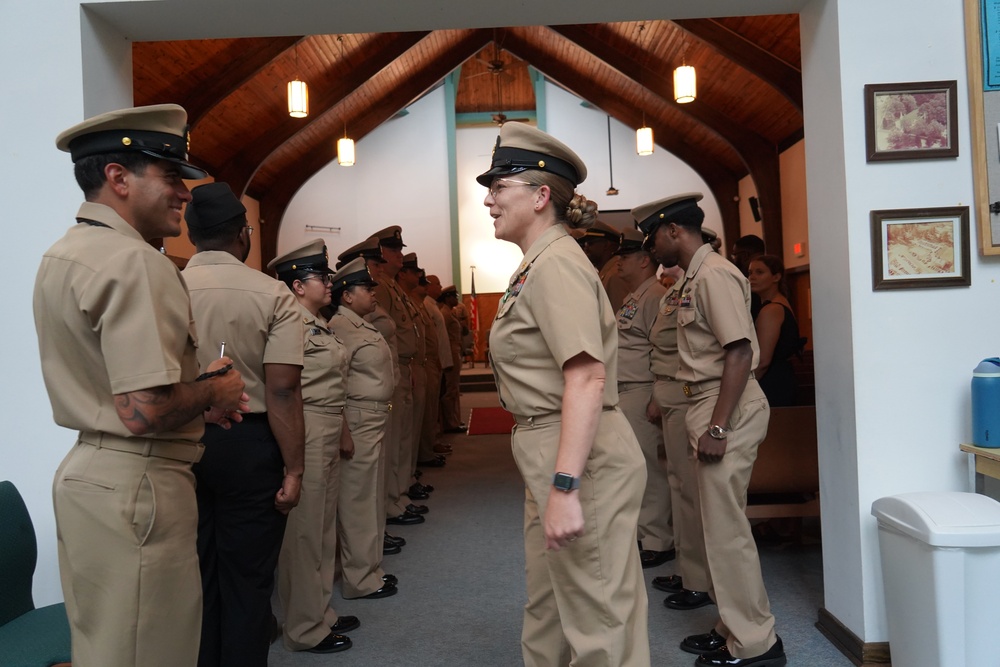 Retirement Ceremony onboard Naval Weapons Station Yorktown