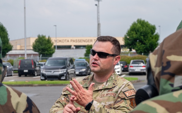 131st Bomb Wing emergency management team conducts CBRNE training at Yokota AB, Japan