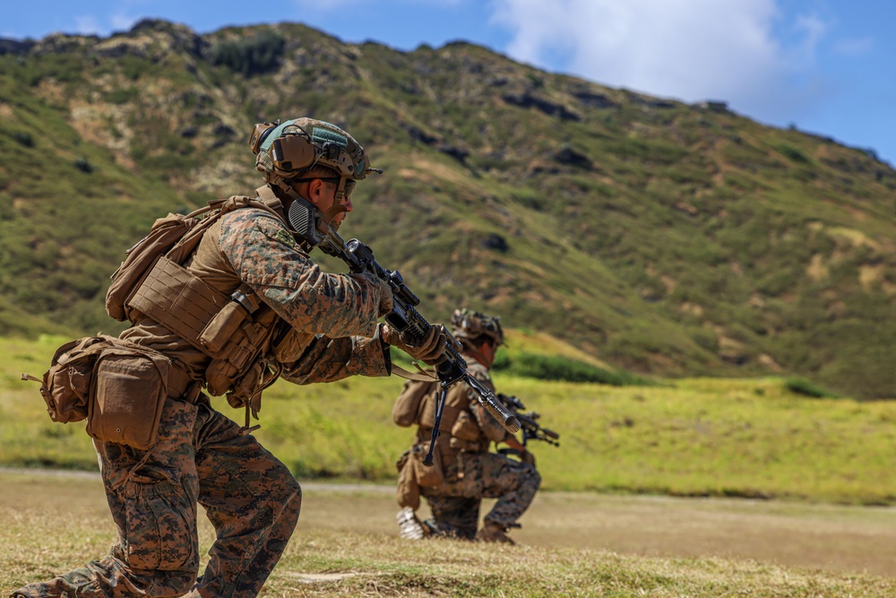 Charlie Co., BLT 1/5 conduct live-fire range, squad rehearsals