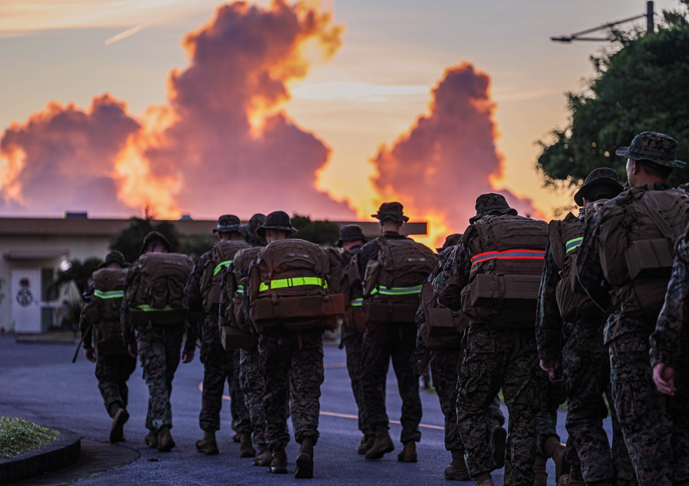 3rd Marine Expeditionary Brigade Hike