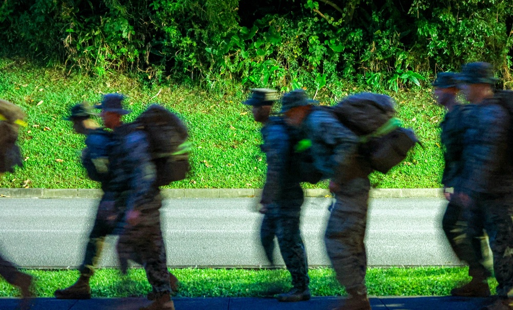 3rd Marine Expeditionary Brigade Hike