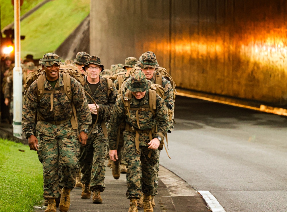 3rd Marine Expeditionary Brigade Hike