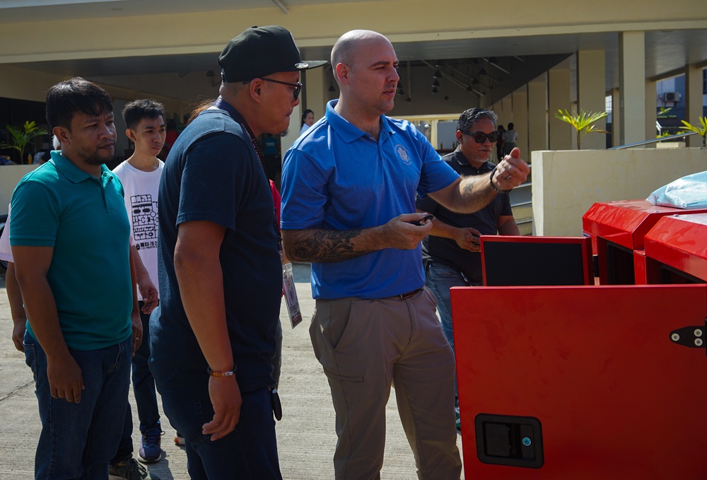 U.S. Civil Affairs Team-Philippines Donates Disaster Relief Generators