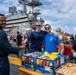 USS Ronald Reagan (CVN 76) holds a steel beach picnic for the 4th of July