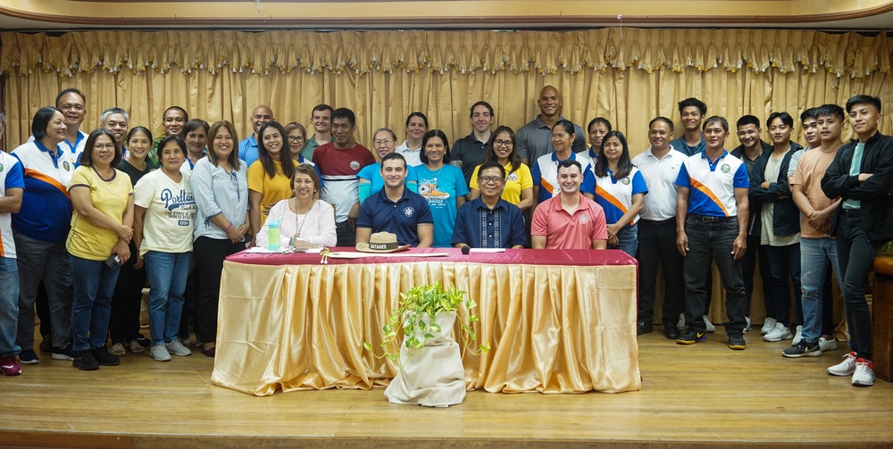 U.S. Civil Affairs Team-Philippines Donates Disaster Relief Generators