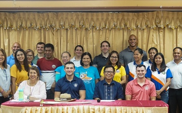 U.S. Civil Affairs Team-Philippines Donates Disaster Relief Generators