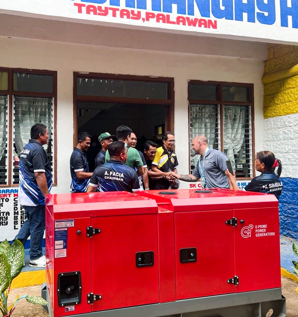 U.S. Civil Affairs Team-Philippines Donates Disaster Relief Generators