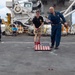 USS Ronald Reagan (CVN 76) holds a steel beach picnic for the 4th of July