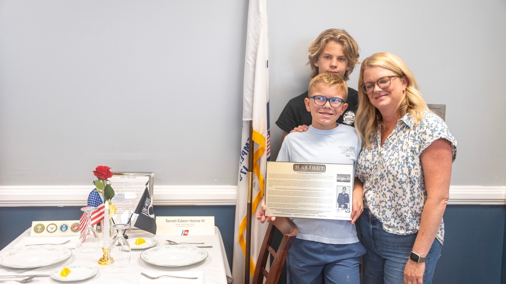 Horne Family and Coast Guard members reconnect and honor the life of Senior Chief Petty Officer Terrell Horne