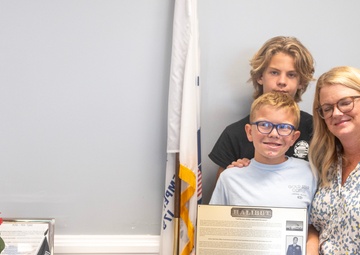Horne Family and Coast Guard members reconnect and honor the life of Senior Chief Petty Officer Terrell Horne