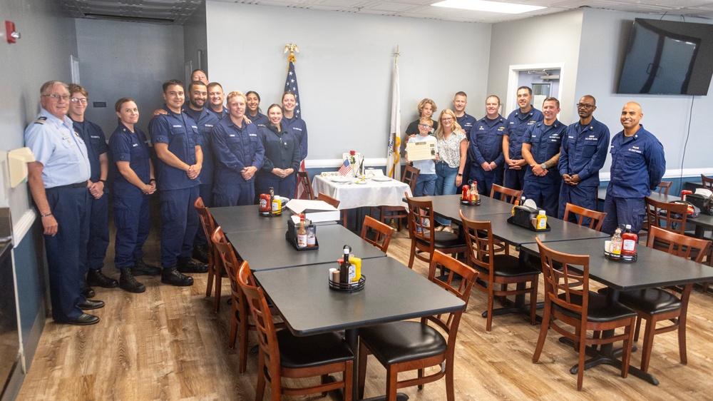 Horne Family and Coast Guard members reconnect and honor the life of Senior Chief Petty Officer Terrell Horne