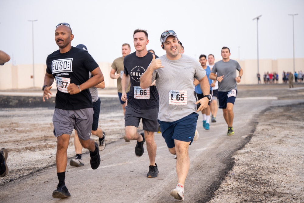 Airmen participate in spartan-like obstacle course