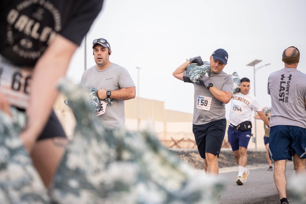 Airmen participate in spartan-like obstacle course