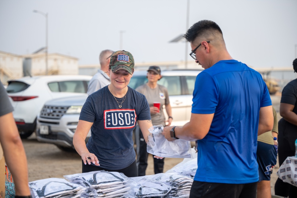 Airmen participate in spartan-like obstacle course