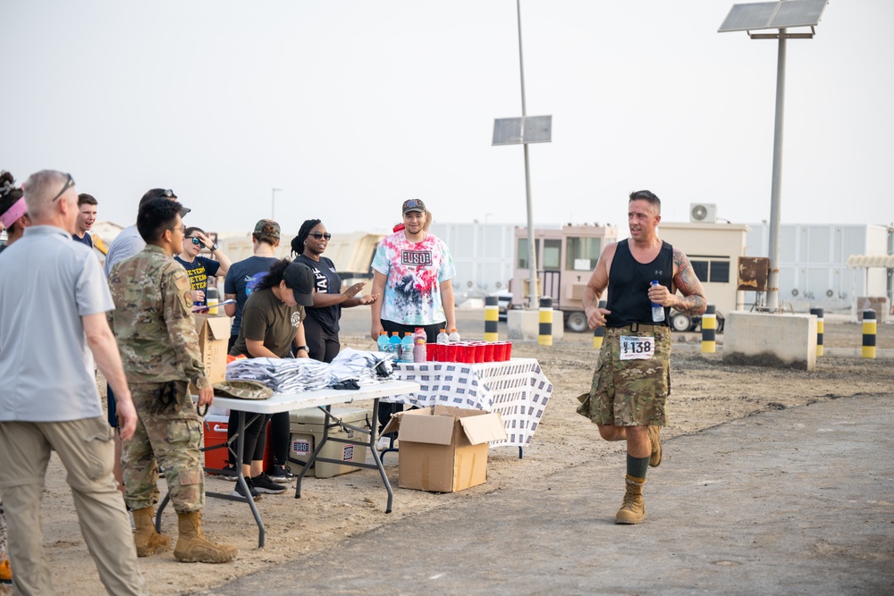 Airmen participate in spartan-like obstacle course