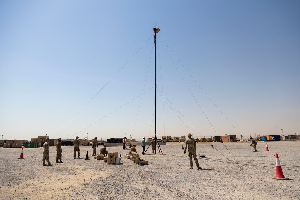 Task Force Spartan Terrestrial Transmission Line of Sight Radio System (TRILOS) Setup