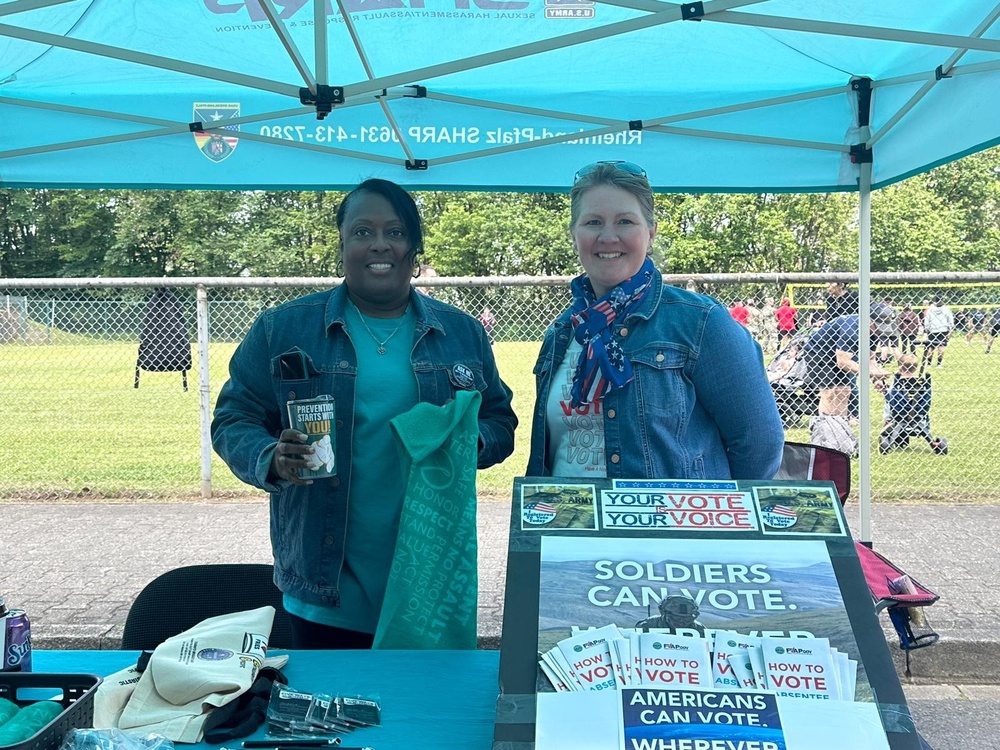 Making connections at annual block party