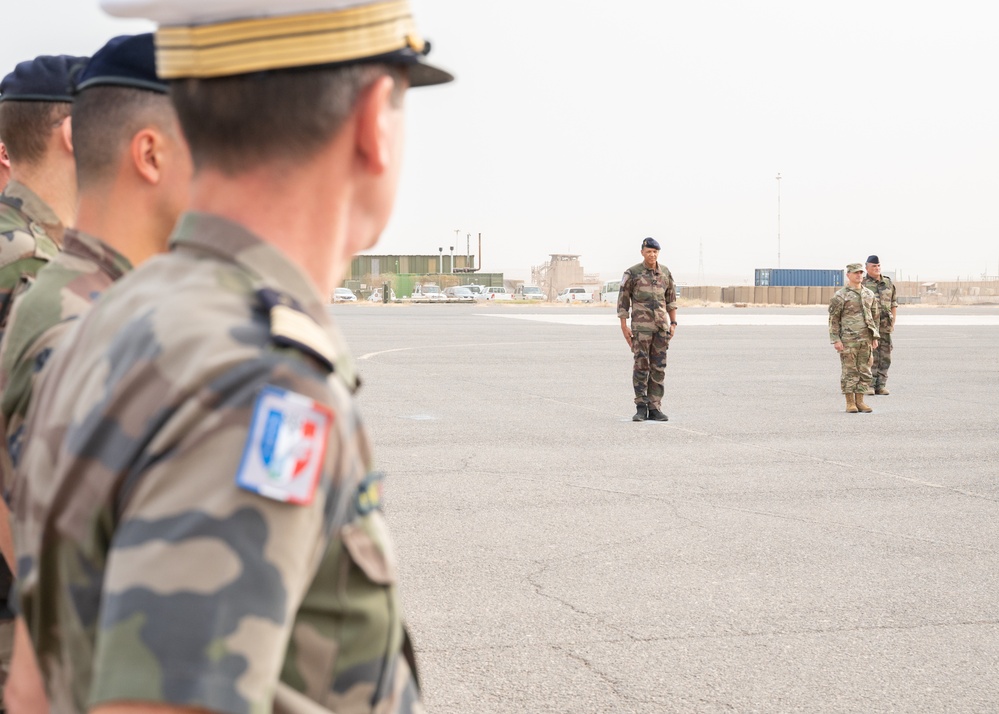 French and American Forces Celebrate Runway Opening