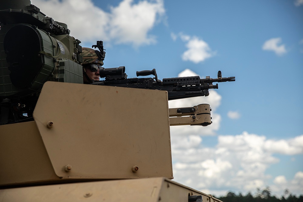 1-167 Infantry Regiment practices at live-fire ranges at Camp Shelby
