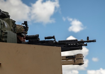 1-167 Infantry Regiment practices at live-fire ranges at Camp Shelby