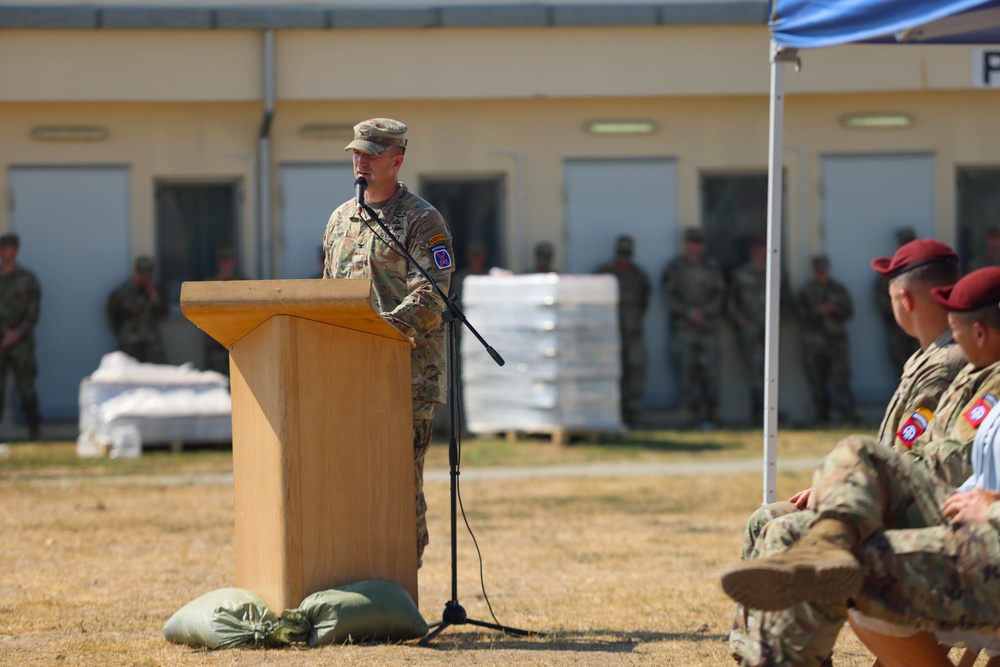 3rd Brigade Combat Team, 10th Mountain Division (Light Infantry), Change of Command