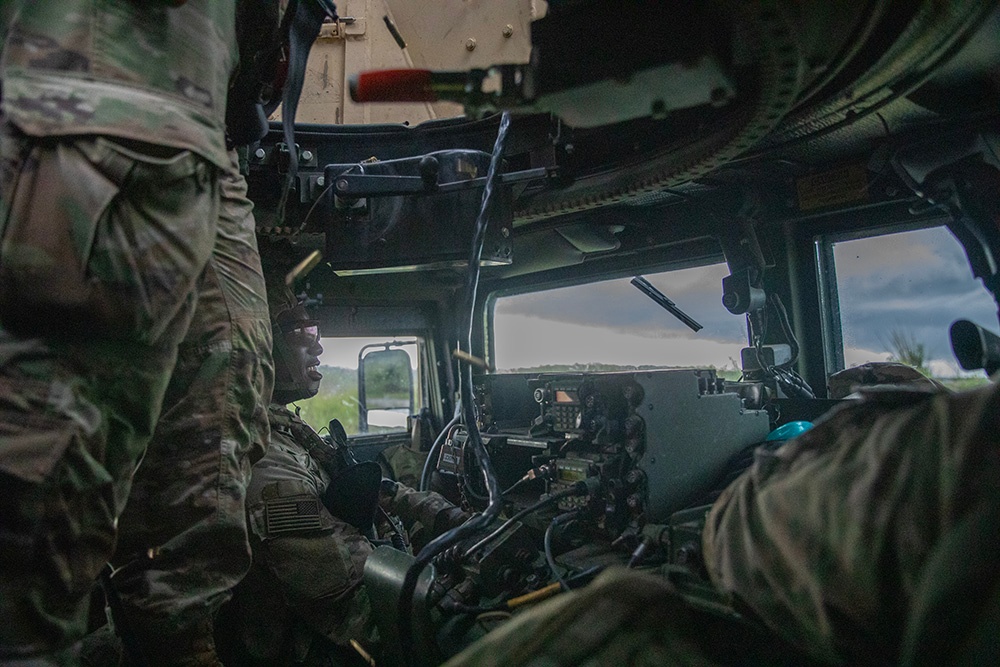 1-167 Infantry Regiment practices at live-fire ranges at Camp Shelby