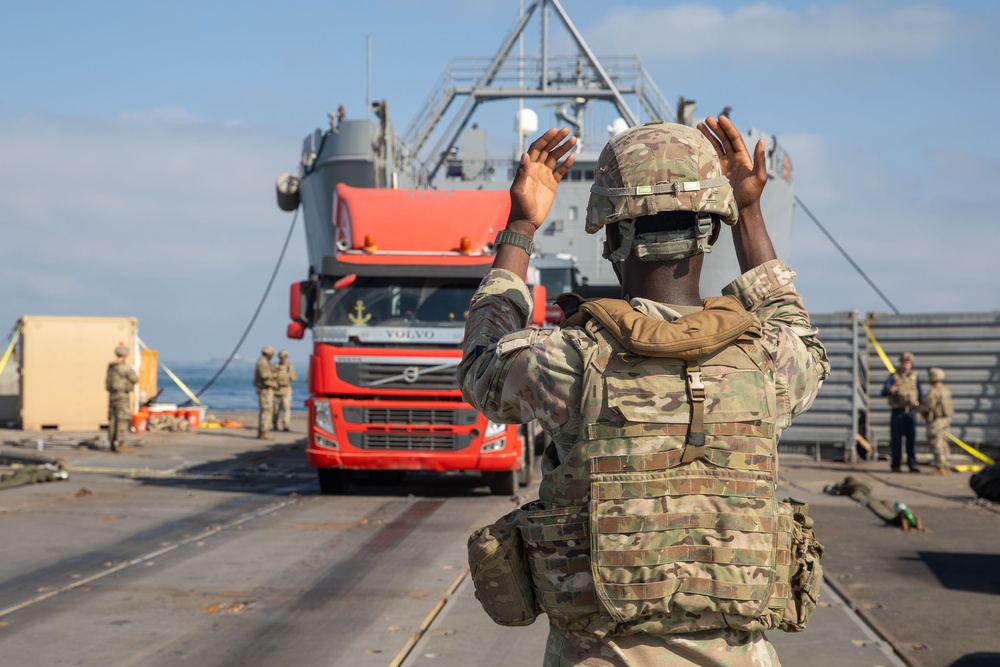 JLOTS Humanitarian Aid Delivered to Gaza