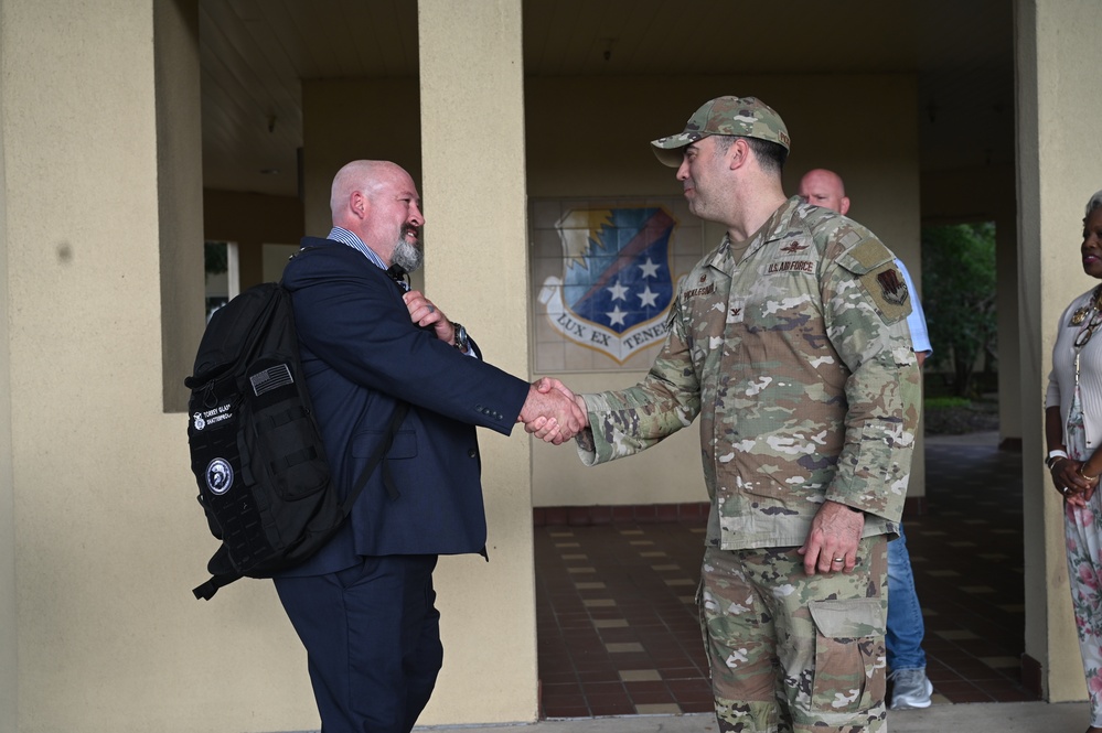 ACC Plans, Programs, and Strategy team and IG visit the 67th Cyberspace Wing