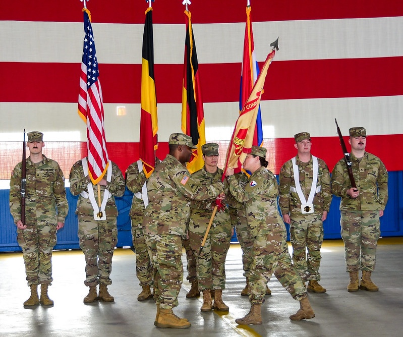 Benelux conducts ceremonies to farewell, welcome garrison leaders