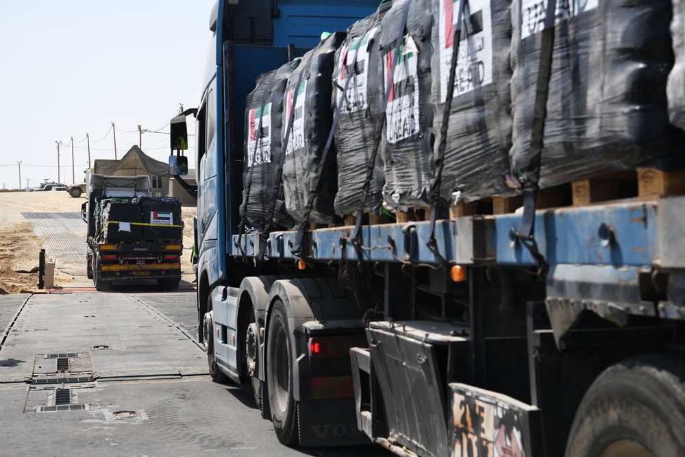 JLOTS Humanitarian Aid Delivered to Gaza