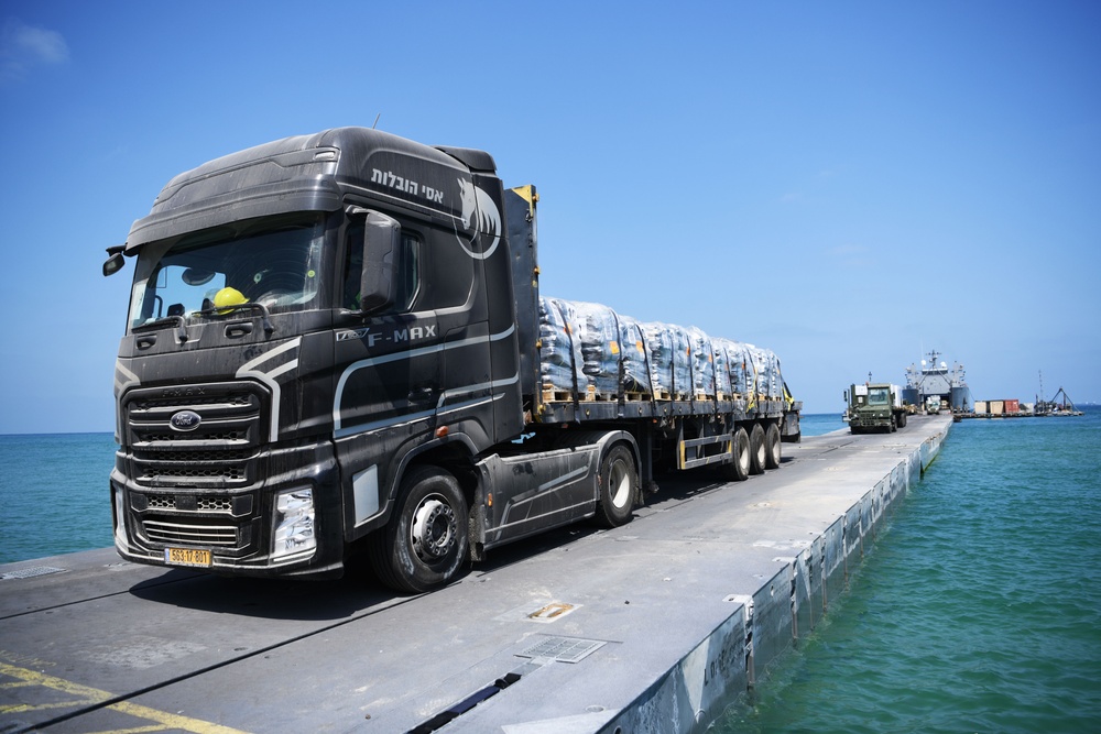 JLOTS Humanitarian Aid Delivered to Gaza