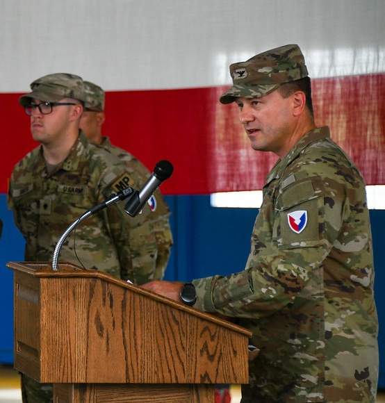 Benelux conducts ceremonies to farewell, welcome garrison leaders