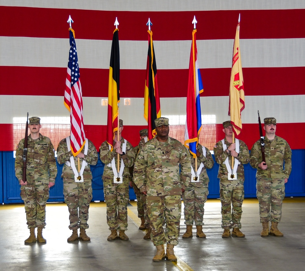 Benelux conducts ceremonies to farewell, welcome garrison leaders