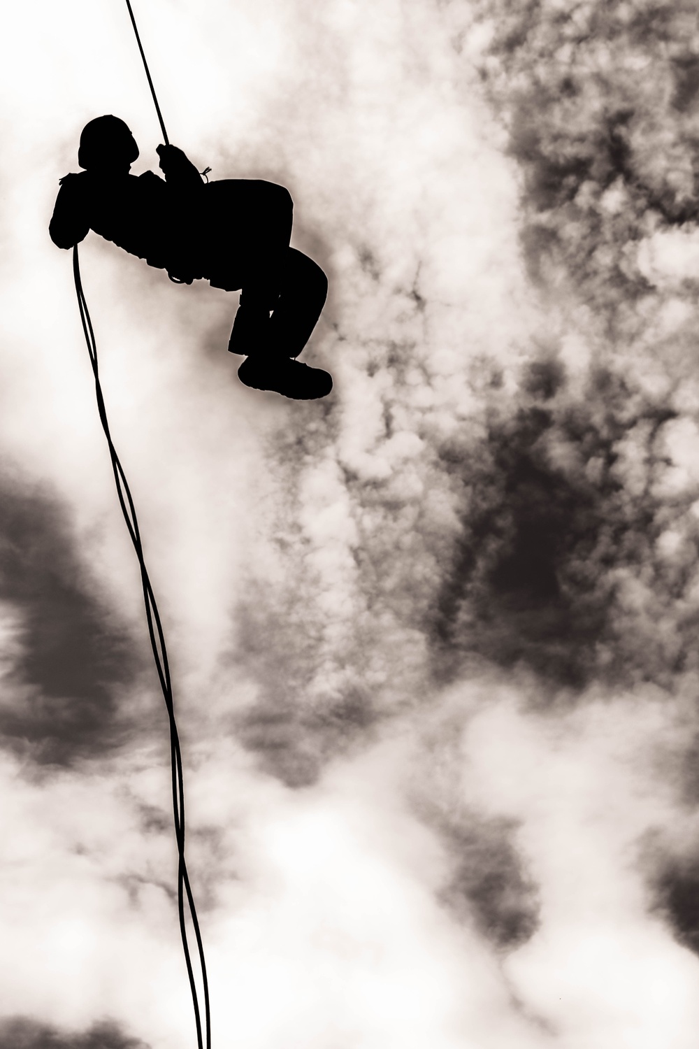 Midshipmen Conquer Rappel Tower