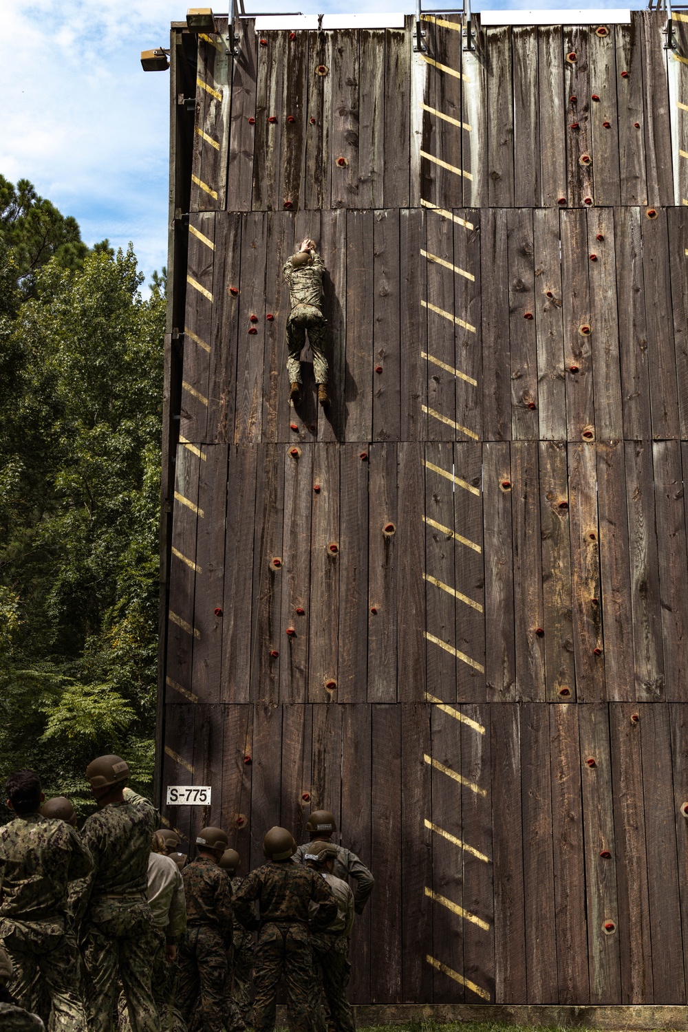 Midshipmen Conquer Rappel Tower