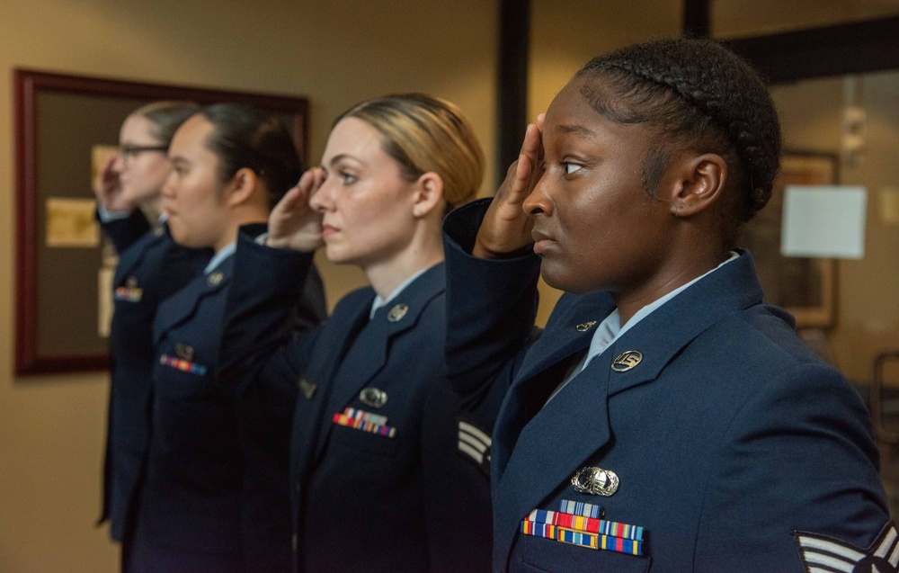 4th Comptroller Squadron holds change of command ceremony