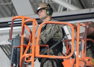 Seabees ‘Light Up’ the Future for NAS Oceana Aviation Community