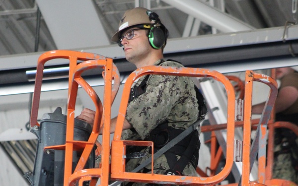 Seabees ‘Light Up’ the Future for NAS Oceana Aviation Community