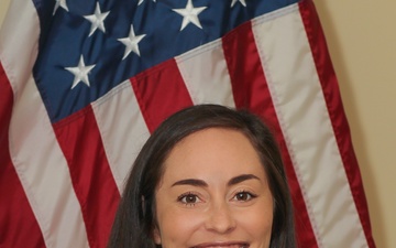 Aimee Rippeon, Assistant Counsel at the U.S. Army Corps of Engineers Transatlantic Middle East District.