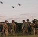 Iowa National Guard infantrymen move to rally point following air assault exercise