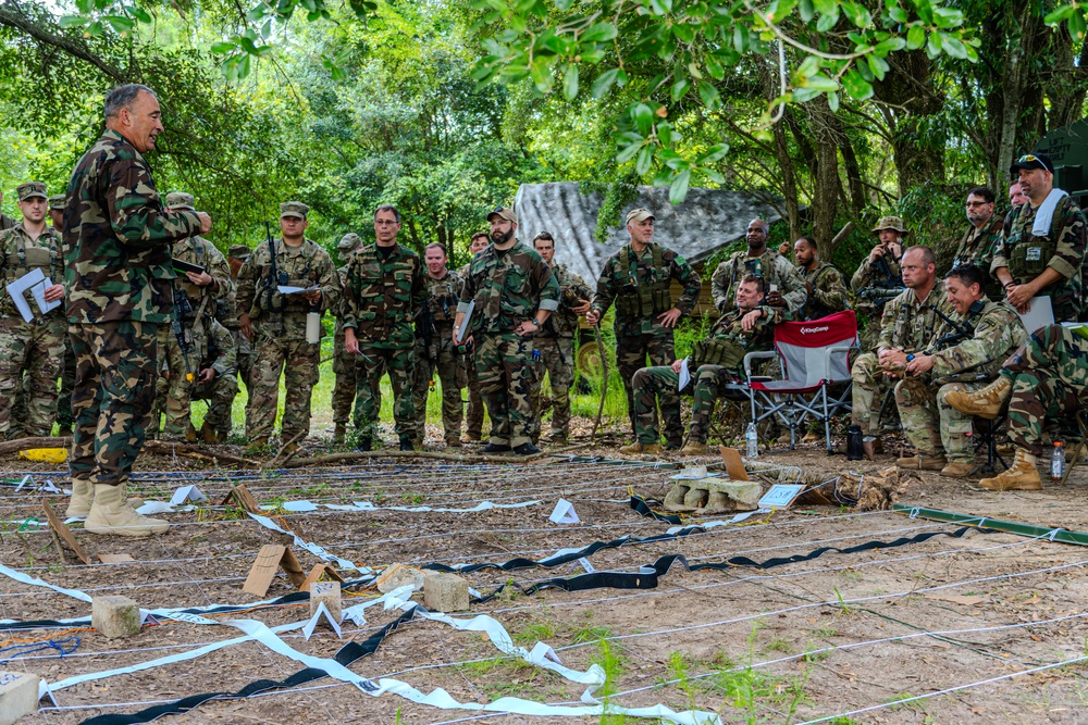 4th SFAB Advisors Participate in Combined Arms Rehearsal During JRTC VALEX