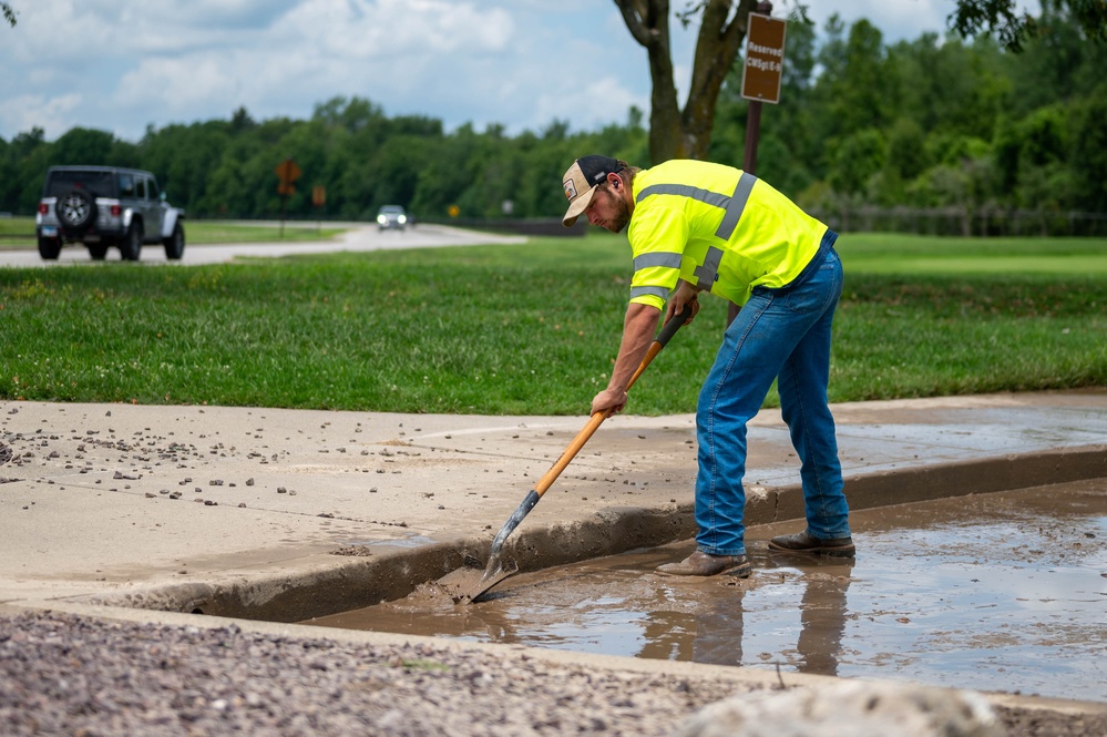 Flash Flooding at Scott Air Force Base