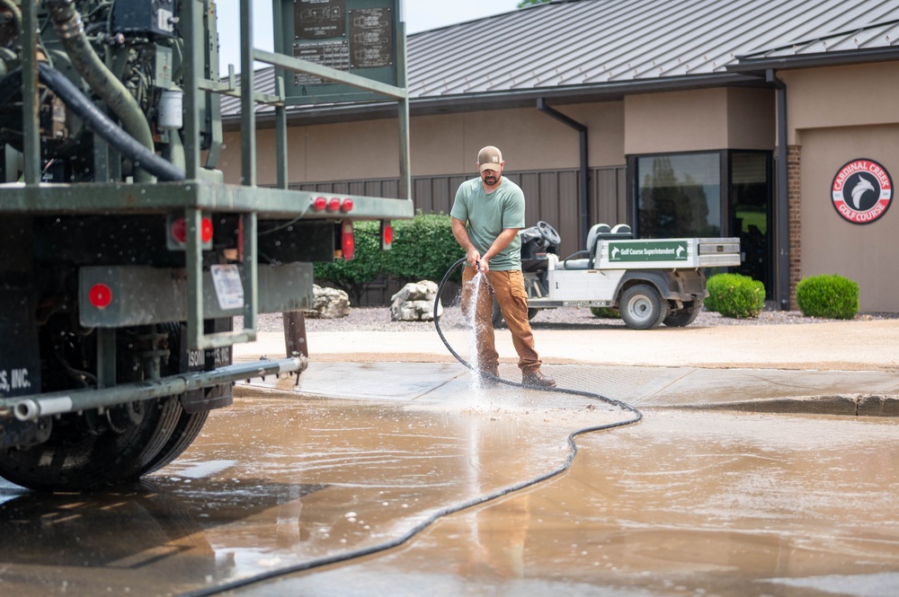 Flash Flooding at Scott Air Force Base