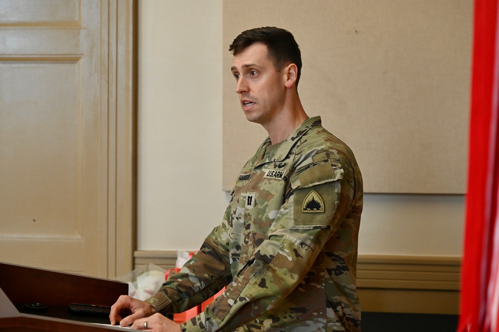 Promotion ceremony for Deputy Director of Plans for the D.C. National Guard Joint Force Headquarters