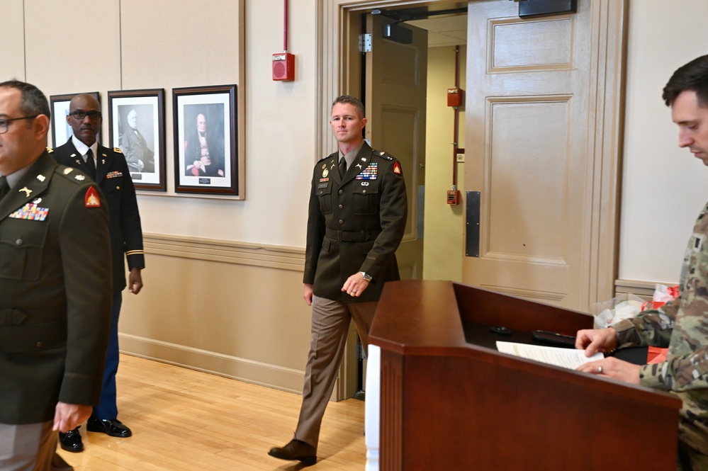 Promotion ceremony for Deputy Director of Plans for the D.C. National Guard Joint Force Headquarters