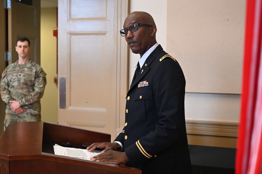 Promotion ceremony for Deputy Director of Plans for the D.C. National Guard Joint Force Headquarters