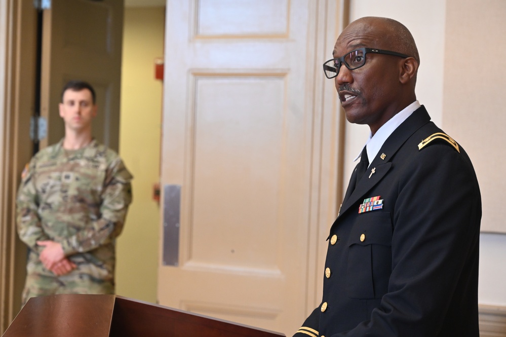 Promotion ceremony for Deputy Director of Plans for the D.C. National Guard Joint Force Headquarters