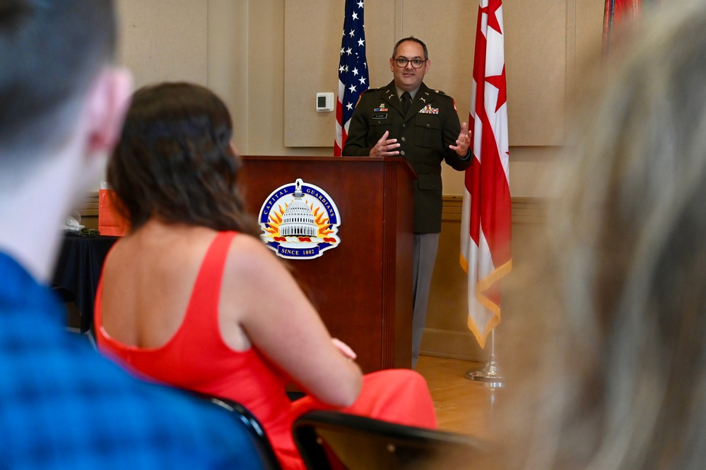 Promotion ceremony for Deputy Director of Plans for the D.C. National Guard Joint Force Headquarters