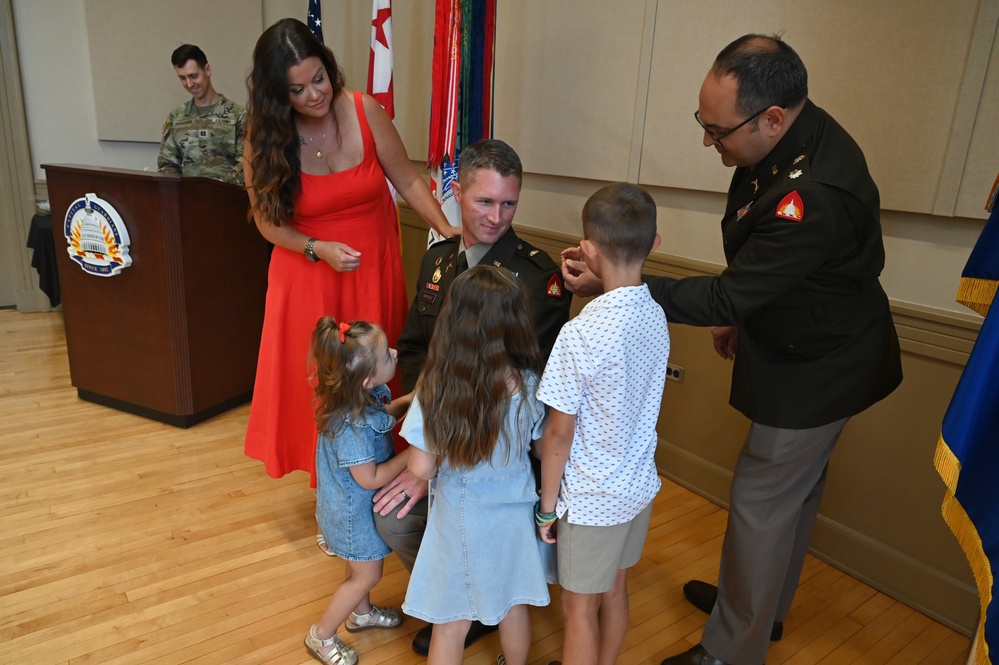 Promotion ceremony for Deputy Director of Plans for the D.C. National Guard Joint Force Headquarters