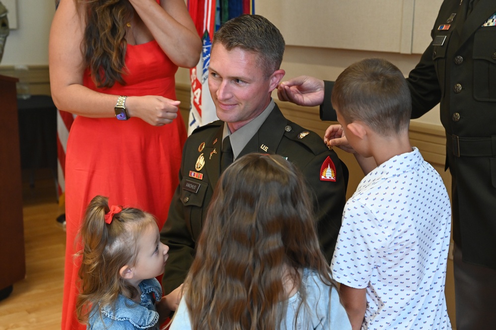 Promotion ceremony for Deputy Director of Plans for the D.C. National Guard Joint Force Headquarters